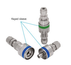 Hy-Lok Q series - Keyed Quick Connectors