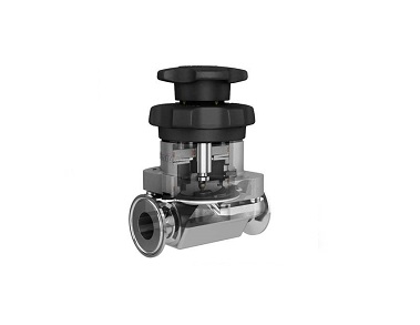 Aseptic diaphragm valves